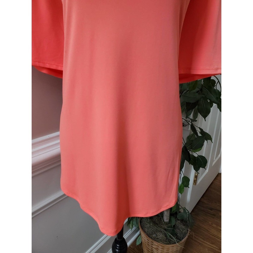 Chico's Women's Orange Solid Polyester Round Neck… - image 3